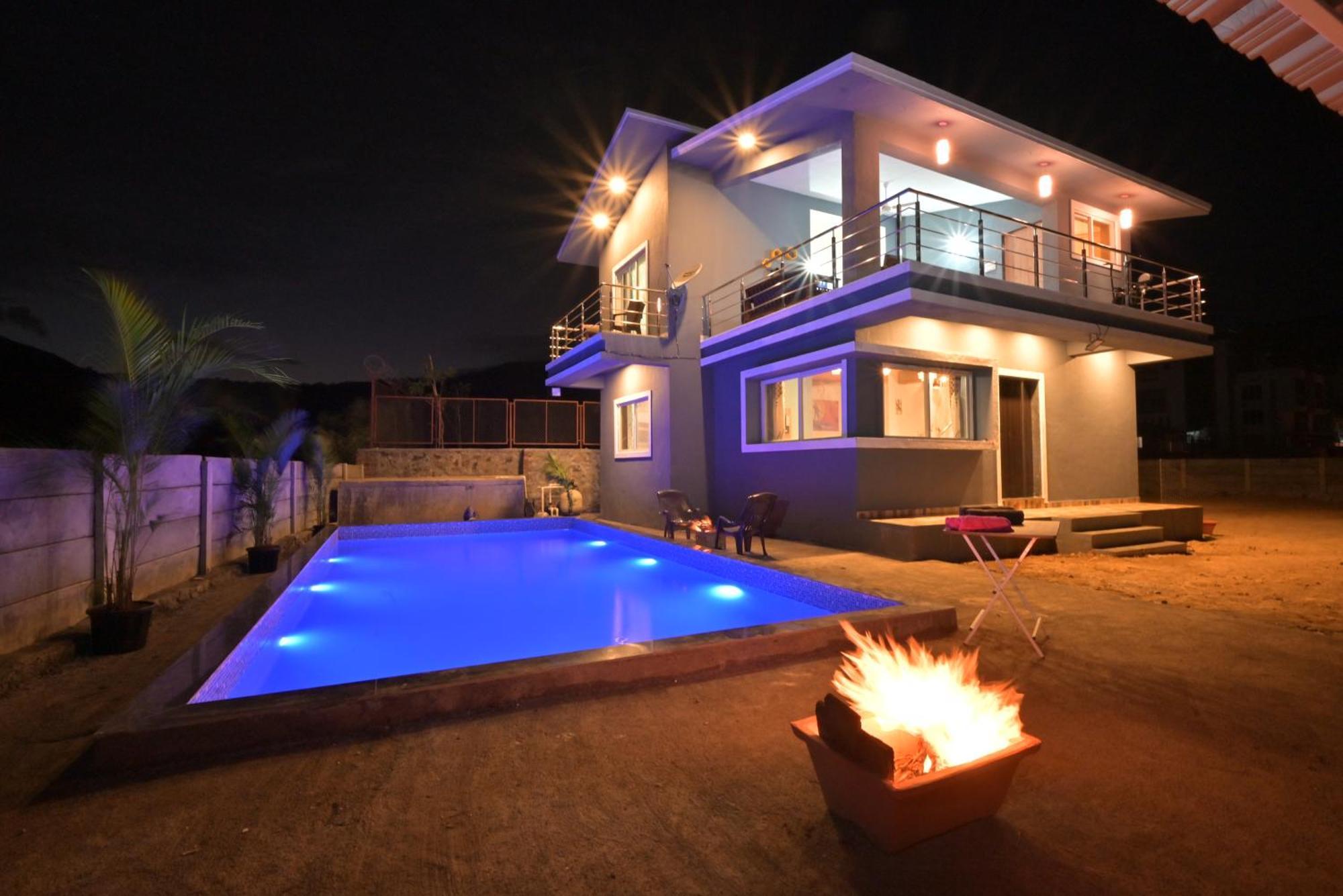 Empyrean Stay II Mirage Villa II Ac II 4Bhk II Largest Pool In Lonavala Li Экстерьер фото