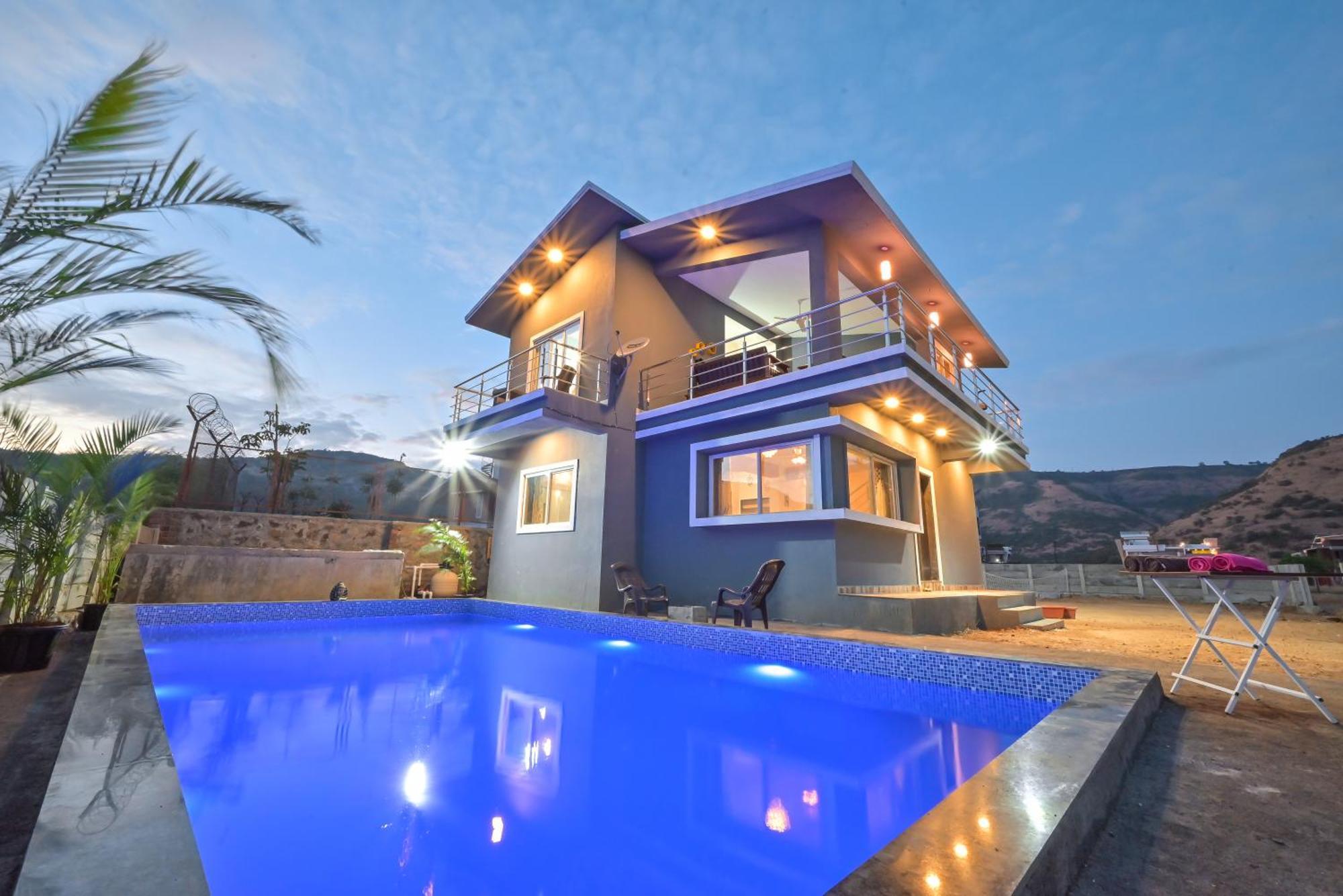 Empyrean Stay II Mirage Villa II Ac II 4Bhk II Largest Pool In Lonavala Li Экстерьер фото