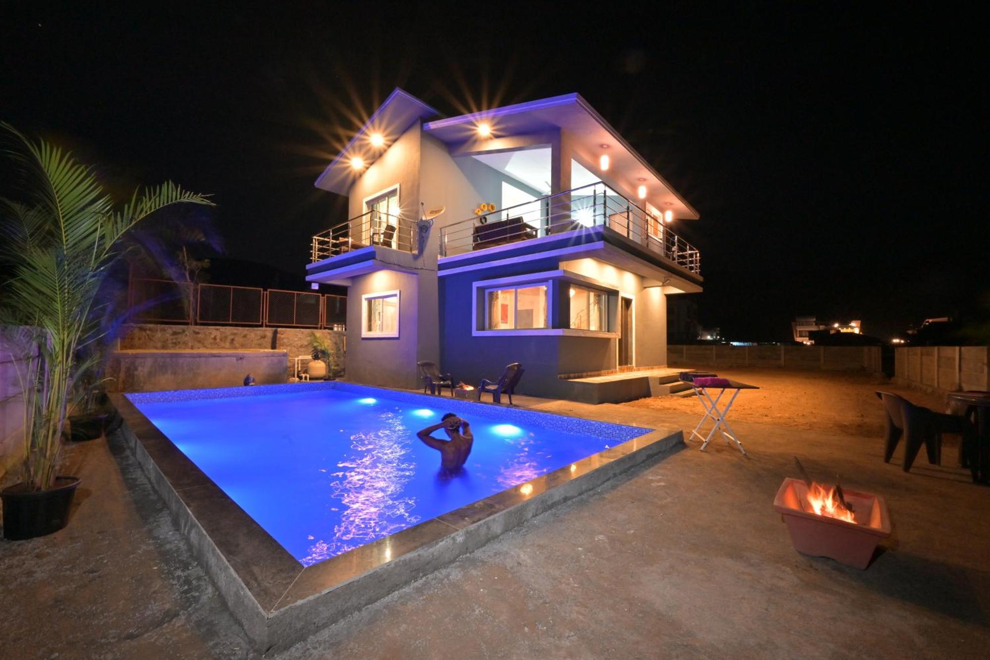 Empyrean Stay II Mirage Villa II Ac II 4Bhk II Largest Pool In Lonavala Li Экстерьер фото