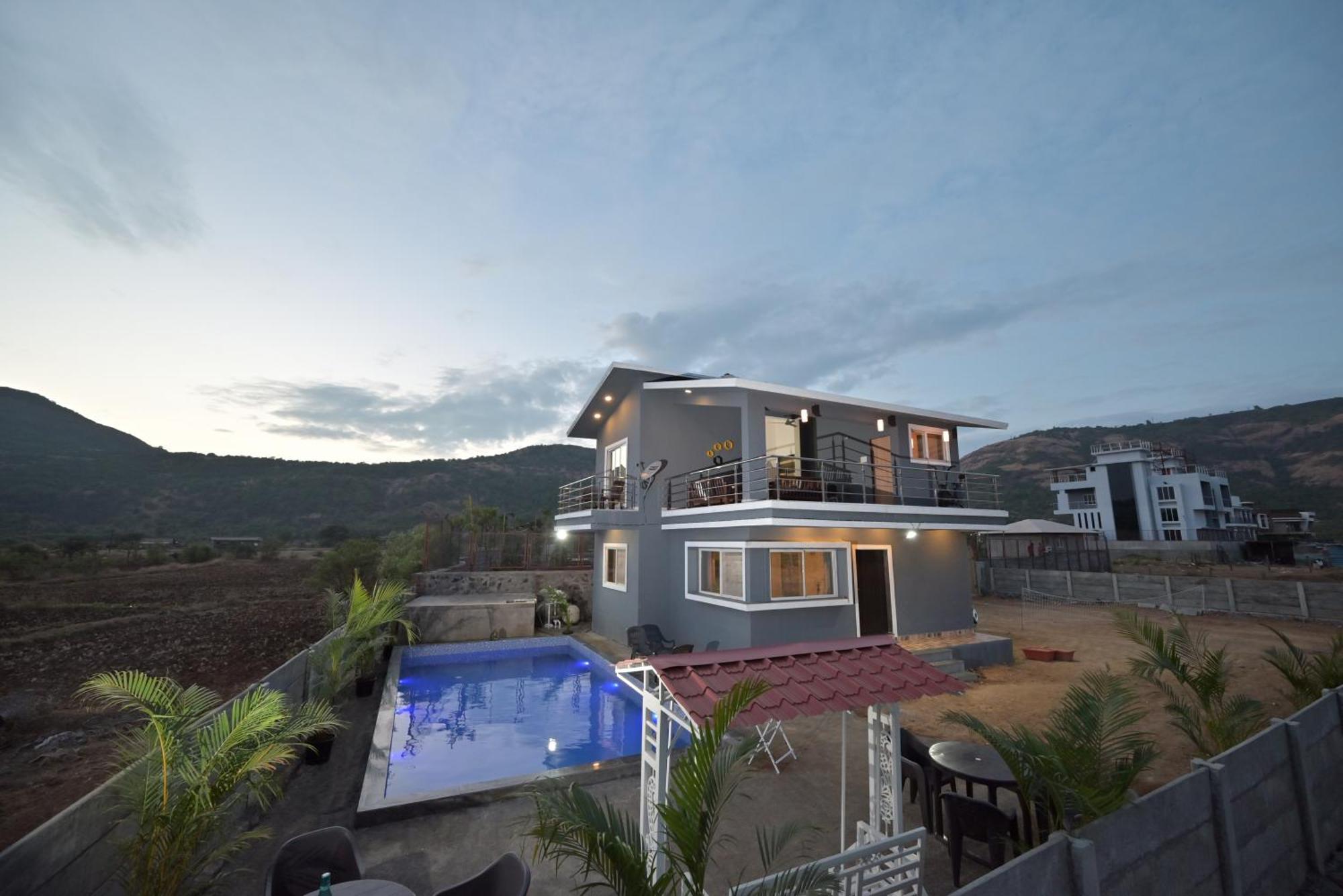 Empyrean Stay II Mirage Villa II Ac II 4Bhk II Largest Pool In Lonavala Li Экстерьер фото