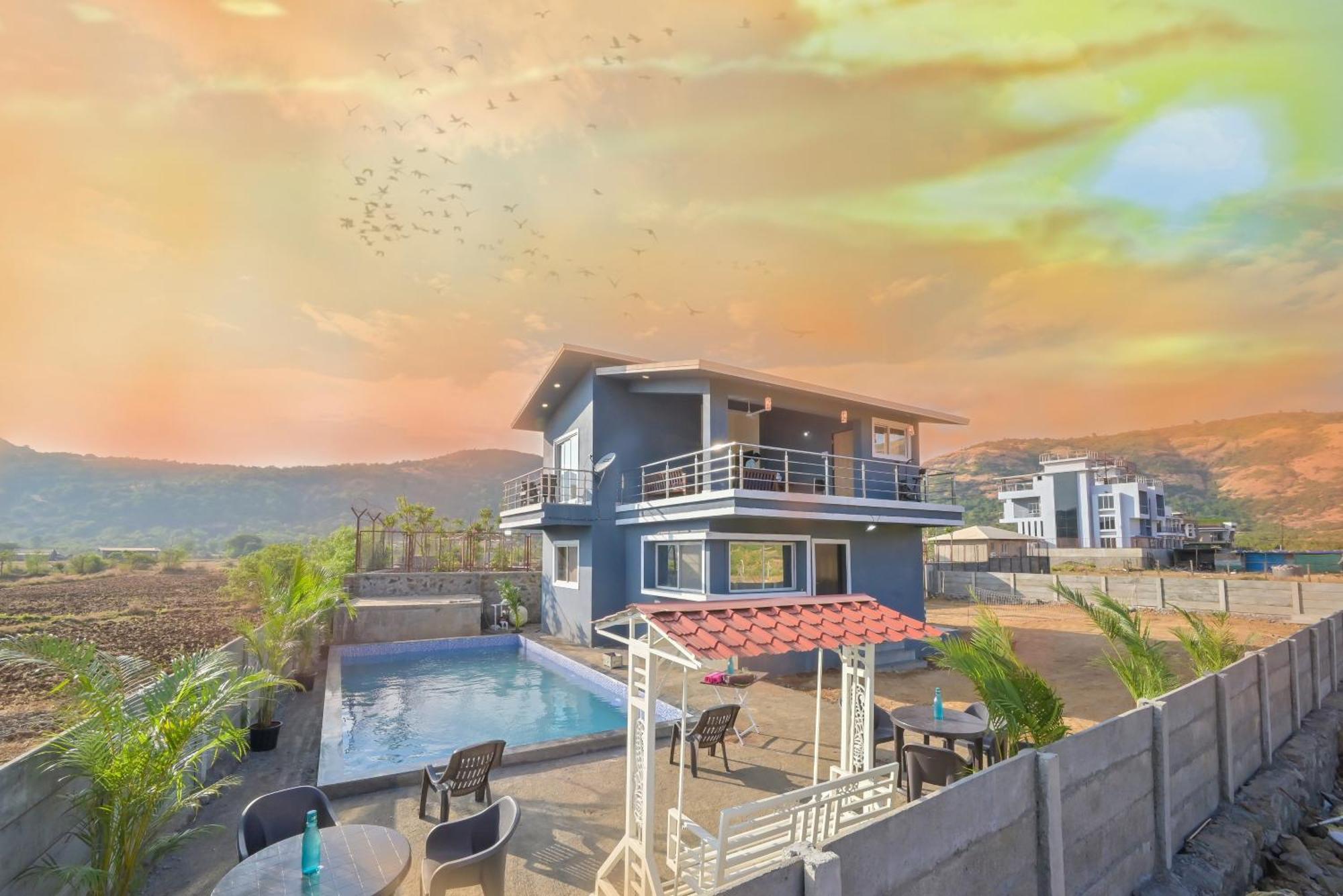 Empyrean Stay II Mirage Villa II Ac II 4Bhk II Largest Pool In Lonavala Li Экстерьер фото